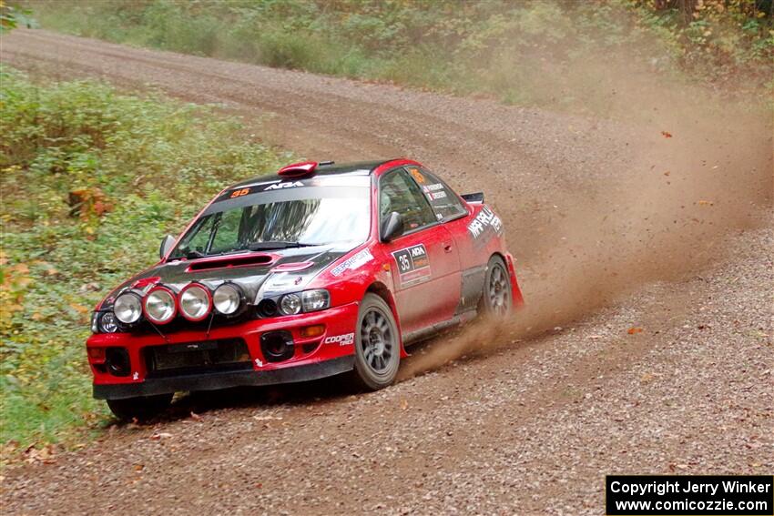 Mark Piatkowski / Aaron Crescenti Subaru Impreza 2.5RS on SS3, Bob Lake S-N I.