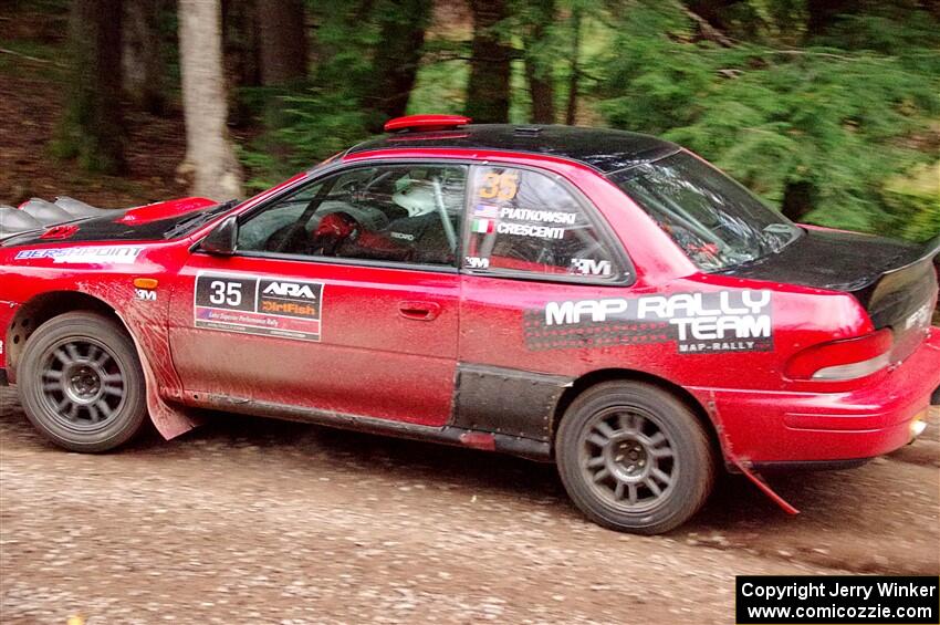 Mark Piatkowski / Aaron Crescenti Subaru Impreza 2.5RS on SS3, Bob Lake S-N I.