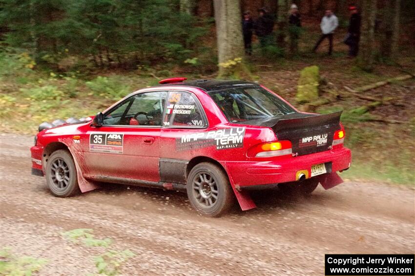 Mark Piatkowski / Aaron Crescenti Subaru Impreza 2.5RS on SS3, Bob Lake S-N I.