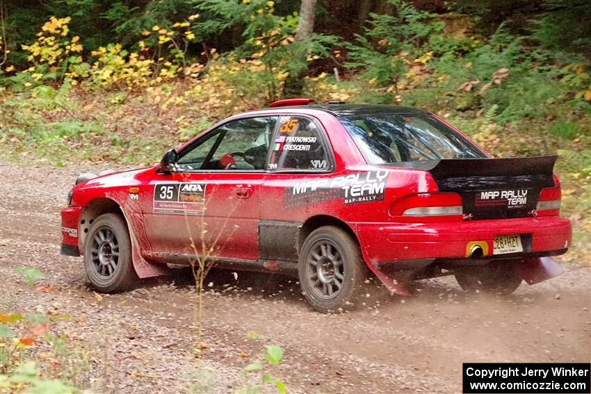 Mark Piatkowski / Aaron Crescenti Subaru Impreza 2.5RS on SS3, Bob Lake S-N I.