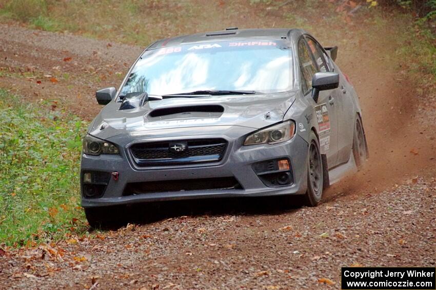 Zach Jacques / Ron Jacques Subaru WRX STi on SS3, Bob Lake S-N I.