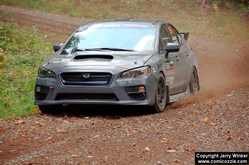 Zach Jacques / Ron Jacques Subaru WRX STi on SS3, Bob Lake S-N I.