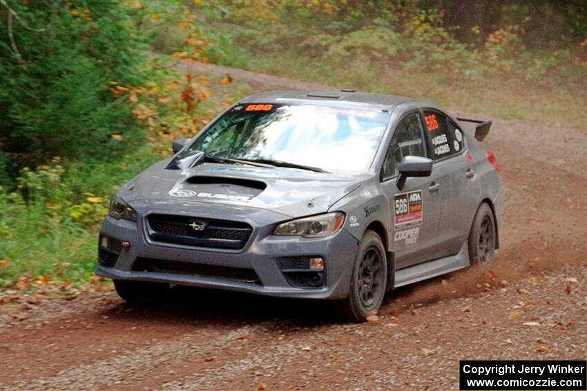 Zach Jacques / Ron Jacques Subaru WRX STi on SS3, Bob Lake S-N I.