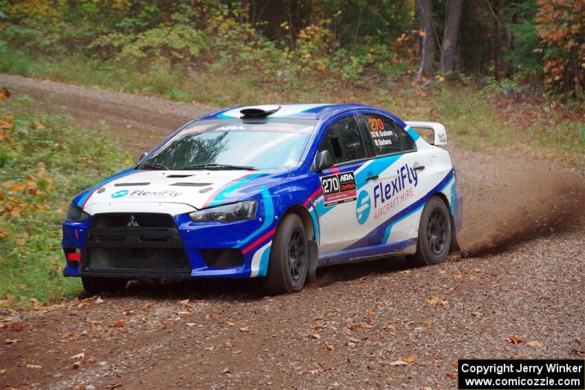 Will Graham / Claudia Barbera-Pullen Mitsubishi Lancer Evo X on SS3, Bob Lake S-N I.