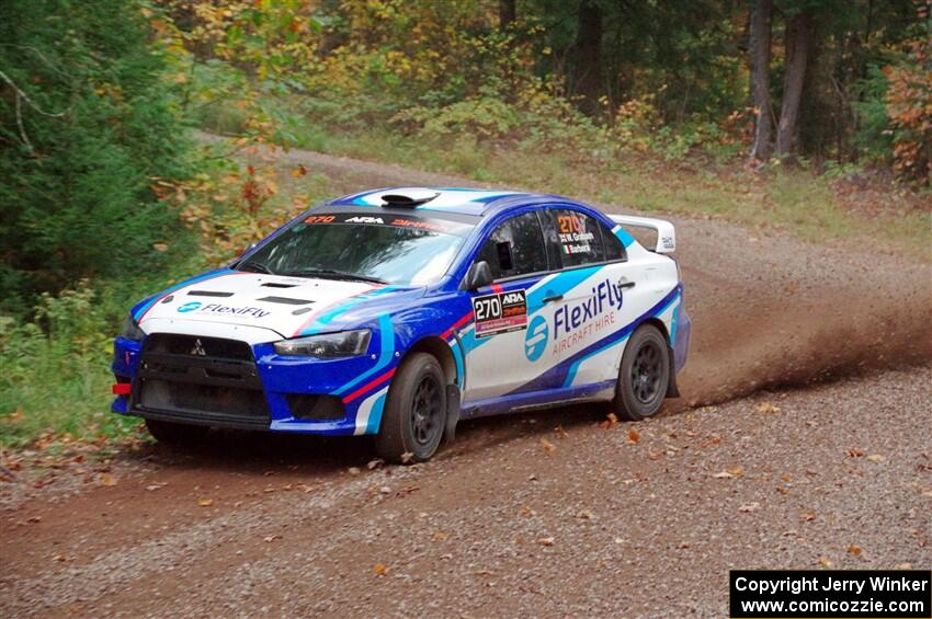 Will Graham / Claudia Barbera-Pullen Mitsubishi Lancer Evo X on SS3, Bob Lake S-N I.