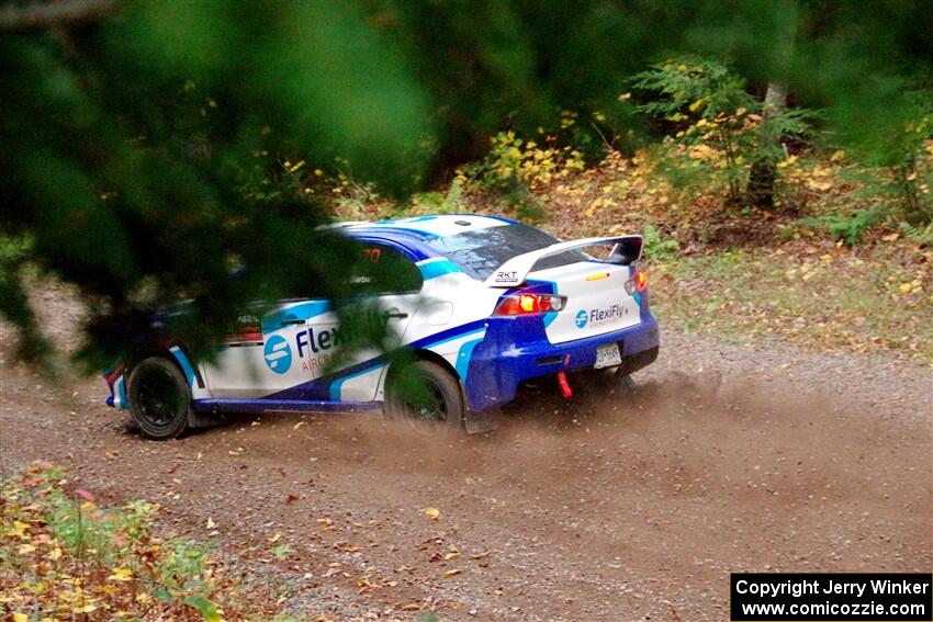 Will Graham / Claudia Barbera-Pullen Mitsubishi Lancer Evo X on SS3, Bob Lake S-N I.