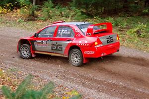 George Plsek / Krista Skucas Mitsubishi Lancer WRC on SS3, Bob Lake S-N I.