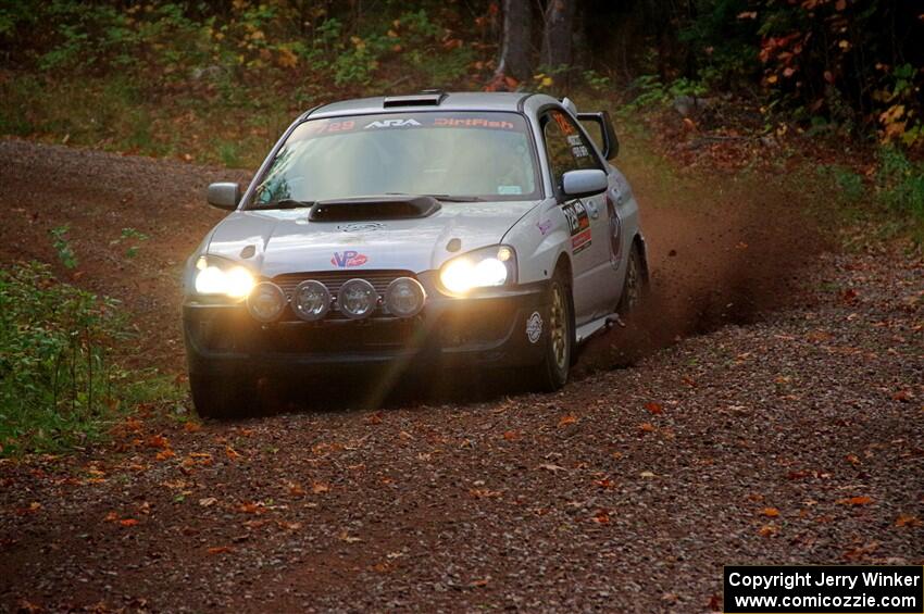 Dylan Murcott / Boyd Smith Subaru WRX STi on SS3, Bob Lake S-N I.