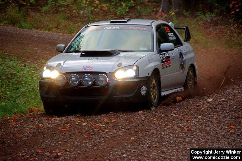 Dylan Murcott / Boyd Smith Subaru WRX STi on SS3, Bob Lake S-N I.