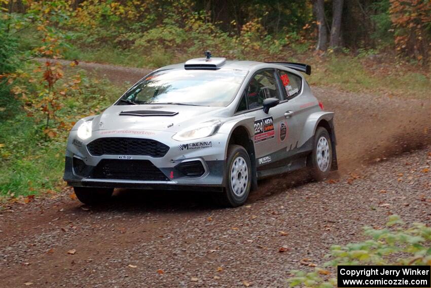 Kyle Tilley / Tim Whitteridge Ford Fiesta R5 on SS3, Bob Lake S-N I.