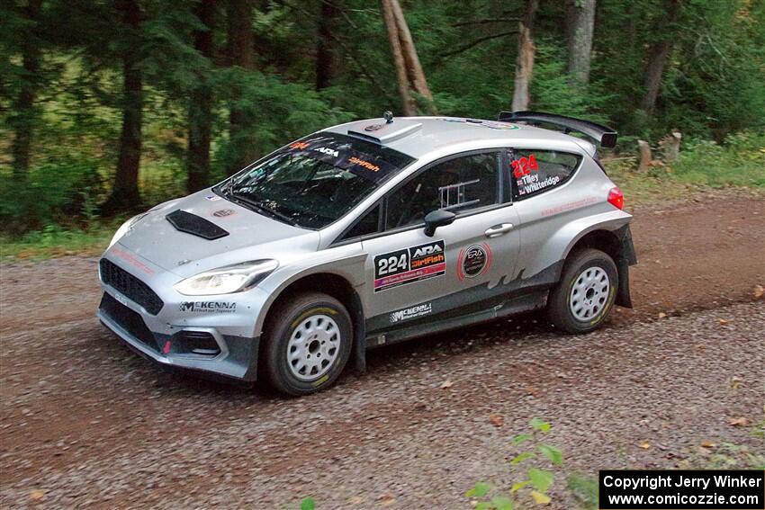 Kyle Tilley / Tim Whitteridge Ford Fiesta R5 on SS3, Bob Lake S-N I.