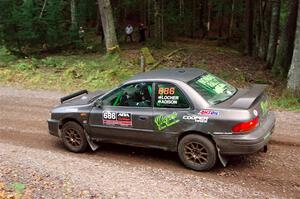 Jordan Locher / Tom Addison Subaru Impreza 2.5RS on SS3, Bob Lake S-N I.