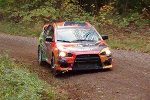 Sumit Panjabi / Alix Hakala Mitsubishi Lancer Evo X on SS3, Bob Lake S-N I.