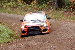 Sumit Panjabi / Alix Hakala Mitsubishi Lancer Evo X on SS3, Bob Lake S-N I.