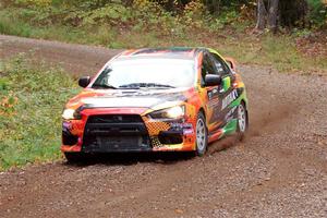 Sumit Panjabi / Alix Hakala Mitsubishi Lancer Evo X on SS3, Bob Lake S-N I.