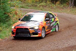 Sumit Panjabi / Alix Hakala Mitsubishi Lancer Evo X on SS3, Bob Lake S-N I.