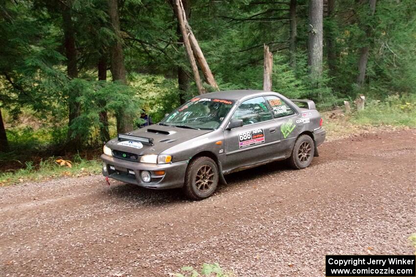 Jordan Locher / Tom Addison Subaru Impreza 2.5RS on SS3, Bob Lake S-N I.