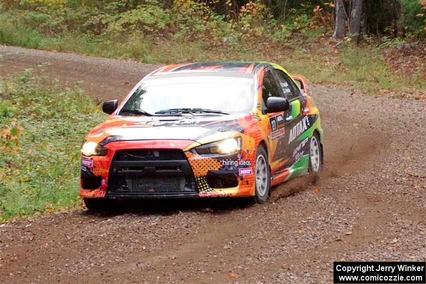 Sumit Panjabi / Alix Hakala Mitsubishi Lancer Evo X on SS3, Bob Lake S-N I.