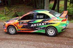 Sumit Panjabi / Alix Hakala Mitsubishi Lancer Evo X on SS3, Bob Lake S-N I.