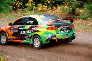 Sumit Panjabi / Alix Hakala Mitsubishi Lancer Evo X on SS3, Bob Lake S-N I.