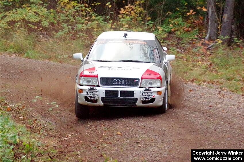 Nick Bragg / Dominic Depaoli Audi S2 Quattro on SS3, Bob Lake S-N I.