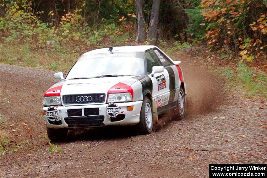 Nick Bragg / Dominic Depaoli Audi S2 Quattro on SS3, Bob Lake S-N I.