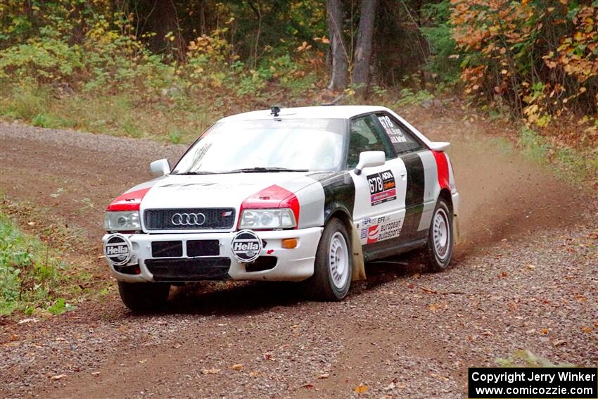 Nick Bragg / Dominic Depaoli Audi S2 Quattro on SS3, Bob Lake S-N I.