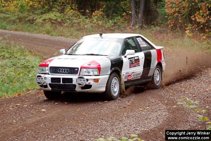 Nick Bragg / Dominic Depaoli Audi S2 Quattro on SS3, Bob Lake S-N I.