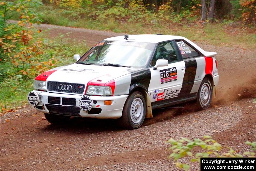 Nick Bragg / Dominic Depaoli Audi S2 Quattro on SS3, Bob Lake S-N I.