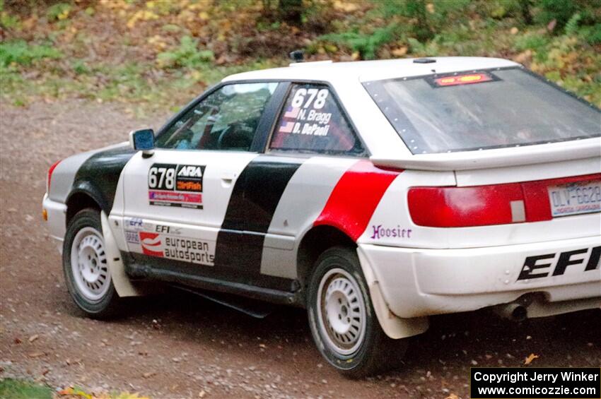 Nick Bragg / Dominic Depaoli Audi S2 Quattro on SS3, Bob Lake S-N I.