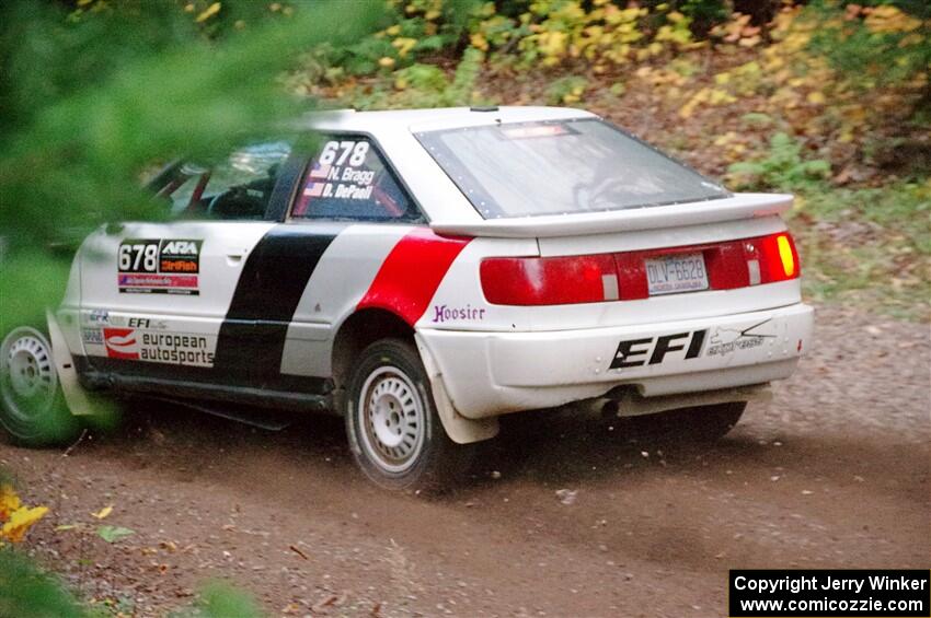 Nick Bragg / Dominic Depaoli Audi S2 Quattro on SS3, Bob Lake S-N I.