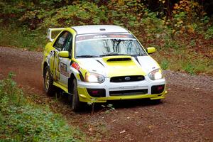 Mark Williams / Steve Harrell Subaru WRX STi on SS3, Bob Lake S-N I.