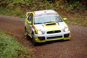 Mark Williams / Steve Harrell Subaru WRX STi on SS3, Bob Lake S-N I.