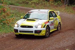 Mark Williams / Steve Harrell Subaru WRX STi on SS3, Bob Lake S-N I.