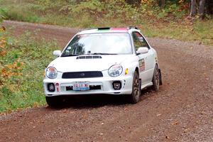 Ivo Draganov / Vladimir Yanev Subaru WRX Wagon on SS3, Bob Lake S-N I.