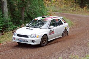 Ivo Draganov / Vladimir Yanev Subaru WRX Wagon on SS3, Bob Lake S-N I.