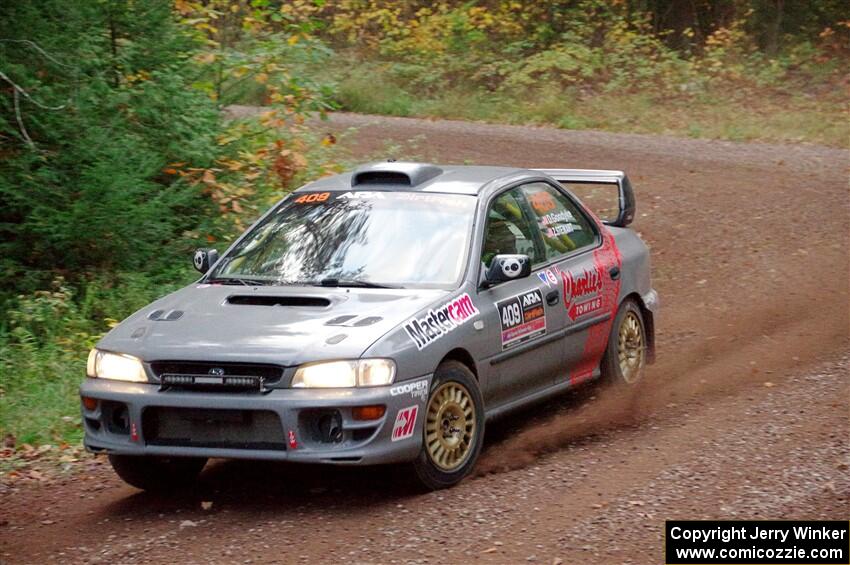 Dylan Gondyke / Zach Stewart Subaru Impreza on SS3, Bob Lake S-N I.