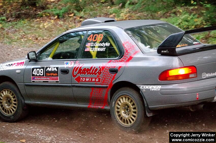 Dylan Gondyke / Zach Stewart Subaru Impreza on SS3, Bob Lake S-N I.