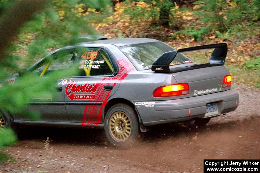 Dylan Gondyke / Zach Stewart Subaru Impreza on SS3, Bob Lake S-N I.