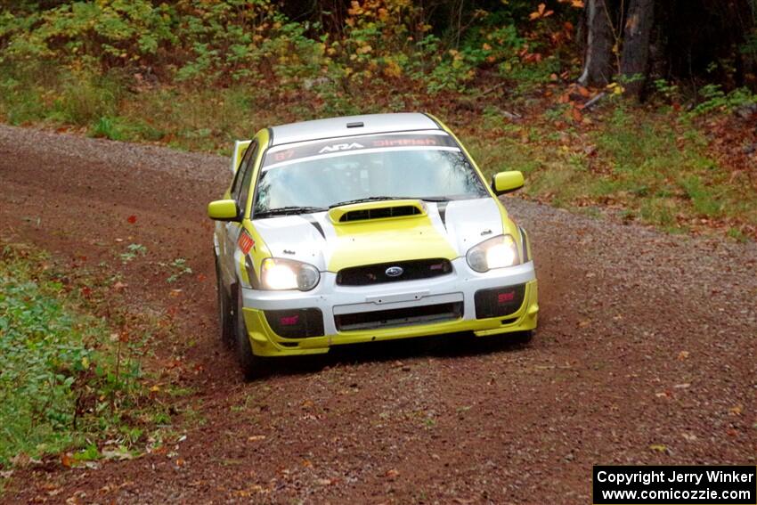 Mark Williams / Steve Harrell Subaru WRX STi on SS3, Bob Lake S-N I.