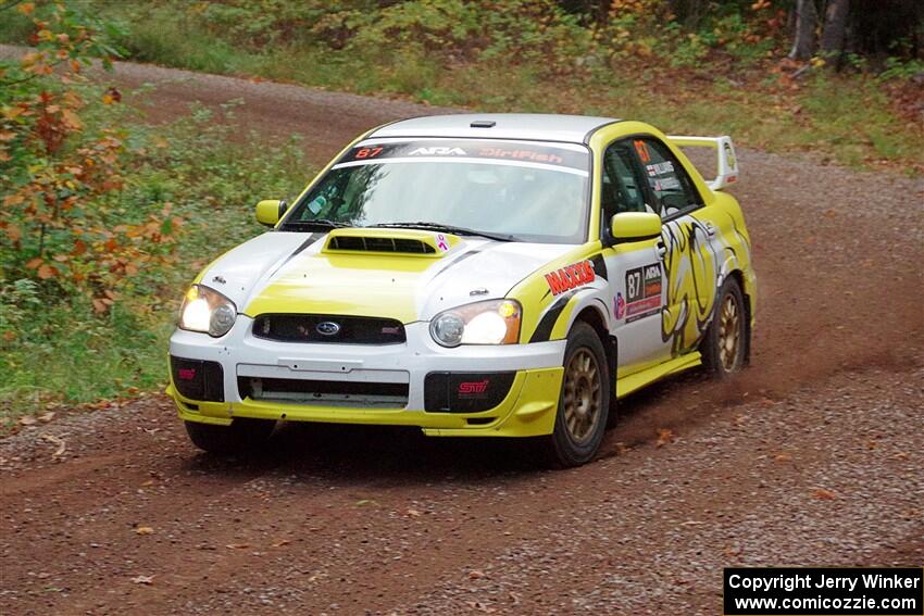 Mark Williams / Steve Harrell Subaru WRX STi on SS3, Bob Lake S-N I.