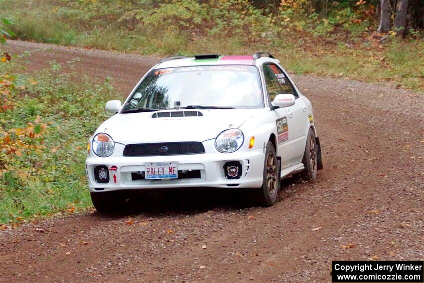 Ivo Draganov / Vladimir Yanev Subaru WRX Wagon on SS3, Bob Lake S-N I.