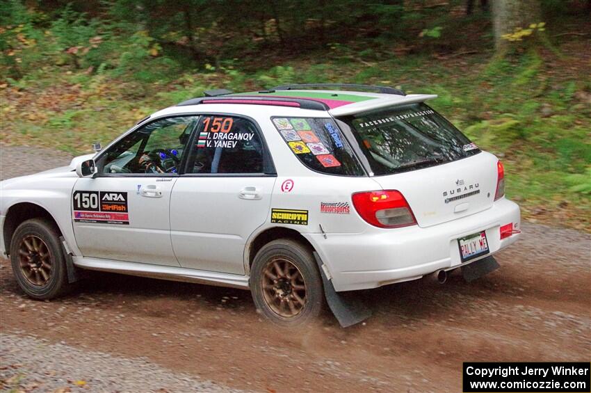 Ivo Draganov / Vladimir Yanev Subaru WRX Wagon on SS3, Bob Lake S-N I.