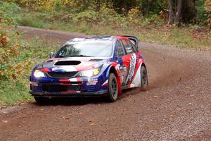 Arek Bialobrzeski / Aris Mantopoulos Subaru WRX STi on SS3, Bob Lake S-N I.