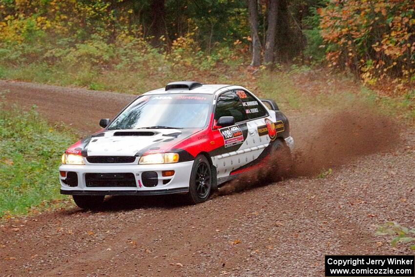 Chris Barribeau / Alex Ferencz Subaru Impreza RS on SS3, Bob Lake S-N I.