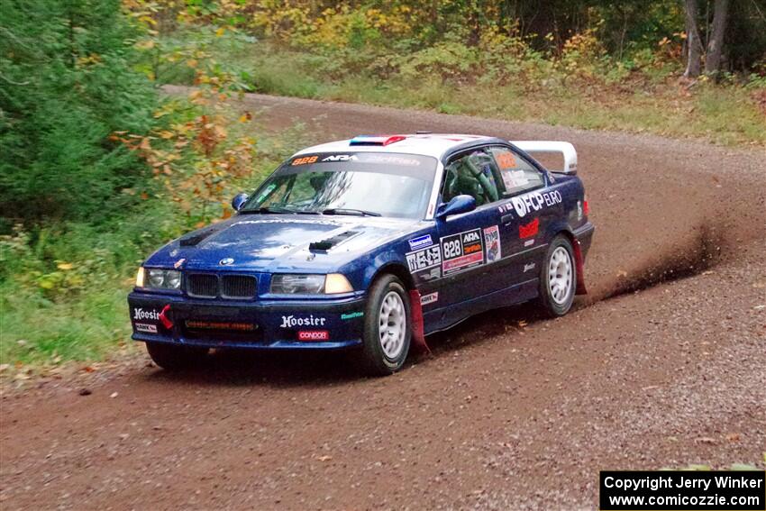 Ryan George / Heather Stieber-George BMW M3 on SS3, Bob Lake S-N I.