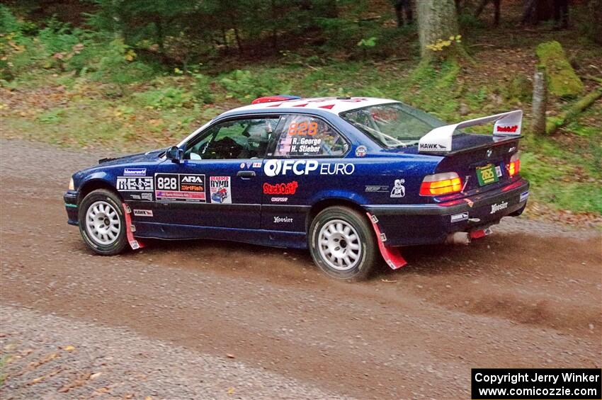 Ryan George / Heather Stieber-George BMW M3 on SS3, Bob Lake S-N I.