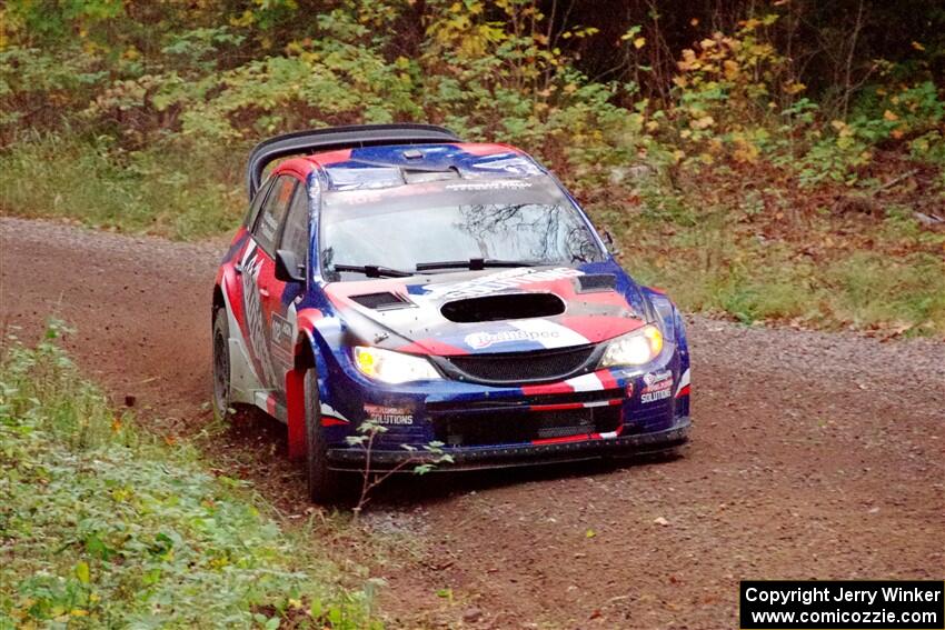 Arek Bialobrzeski / Aris Mantopoulos Subaru WRX STi on SS3, Bob Lake S-N I.