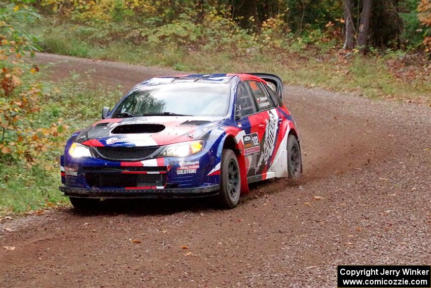 Arek Bialobrzeski / Aris Mantopoulos Subaru WRX STi on SS3, Bob Lake S-N I.