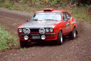 Mike Hurst / Michel Hoche-Mong Ford Capri on SS3, Bob Lake S-N I.